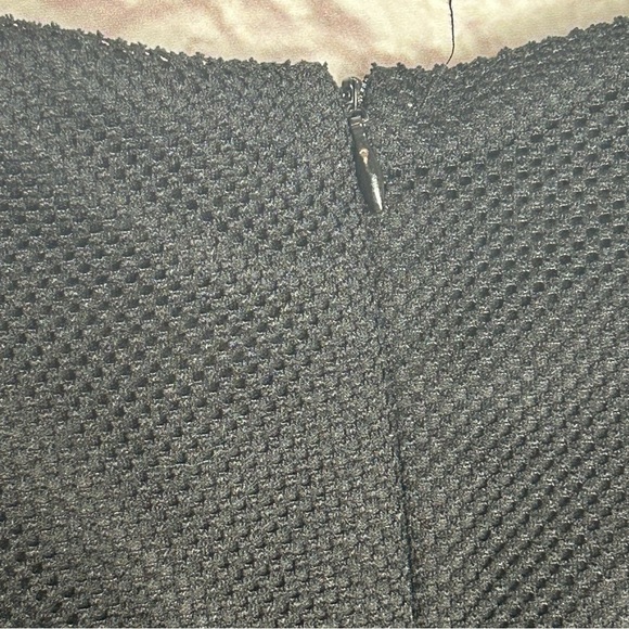 HELLO MOLLY Black Mesh Sweetheart Neckline Ruffle Hem Off Shoulder Mini Dress - Picture 9 of 15